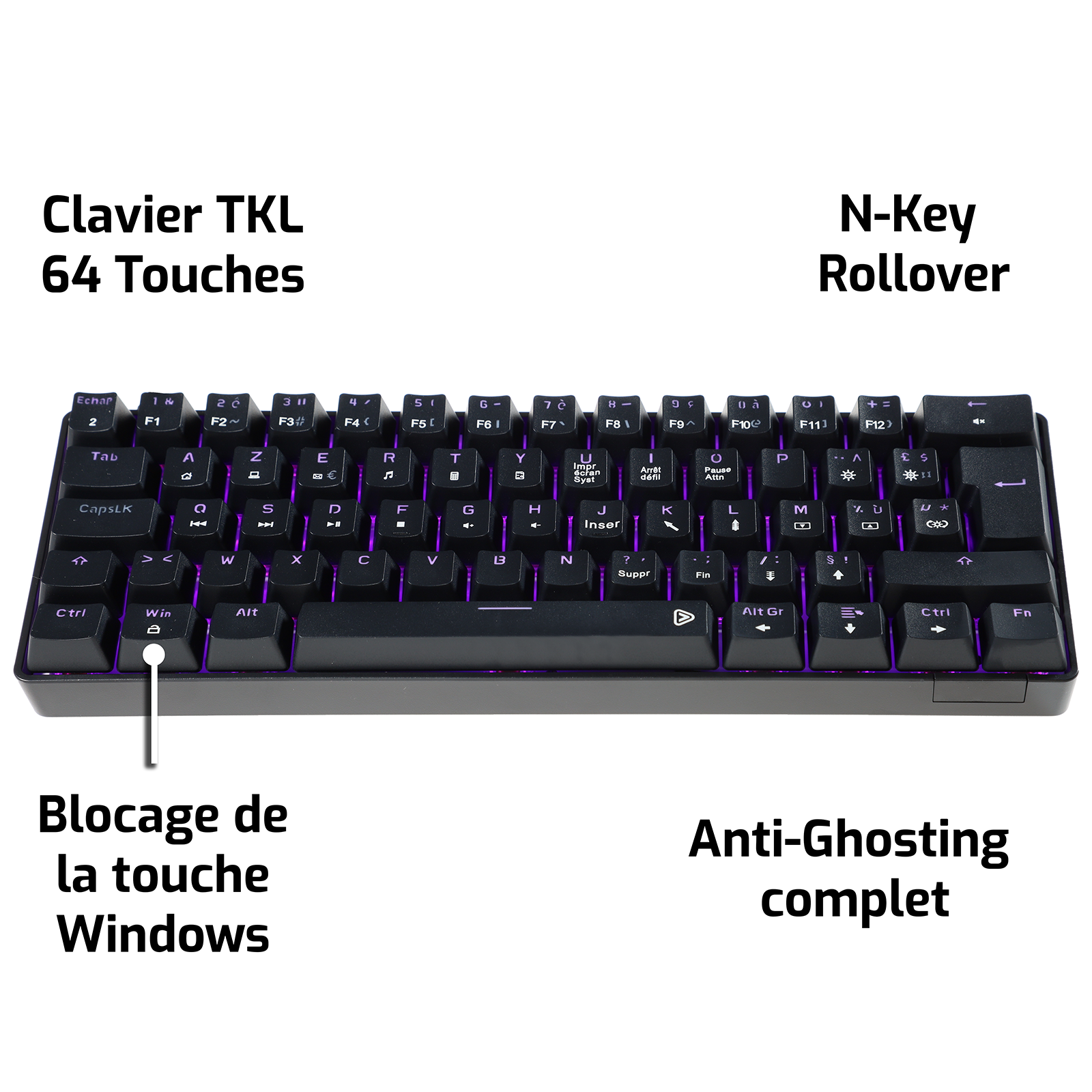 CA-100 Clavier Mécanique TKL